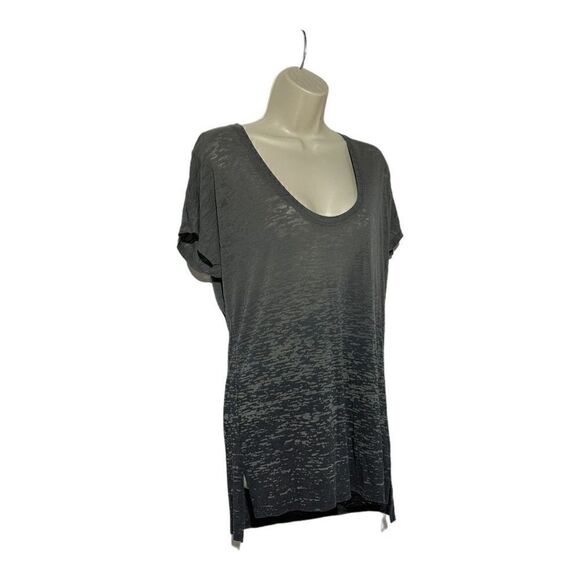 BCBG MAXAZRIA Women’s Grey Ombré Short Sleeved Shirt Size XS - Picture 4 of 11